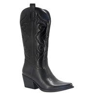 Thumbnail for Metallic Cowboy Boots Pink Western Cowgirl Boots For Women Pointed Toe Stacked Heeled Mid Calf Embroideried Shoes, Drestiny, Boots, Cowgirl Boots, Cowboy Boots, United States, USA, Canada, Australia, New Zealand, United Kingdom, UK, Metallic Pink, Metallic Silver, Metallic Green, Black Matte, Green Matte, Deep Pink, Gold, 5, 6, 6.5, 7.5, 8.5, 9, 9.5, 10, 10.5, silver cowboy boots, gold cowboy boots, shopdrestiny.com