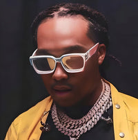 Thumbnail for Millionaire Sunglasses For Men Vintage Square Fashion Glasses Luxury Retro Sunglasses Trending, Drestiny, Sunglasses, Gender_Men, United States, USA, Canada, Australia, New Zealand, United Kingdom, Black, Grey, Blue, Orange, Red, Silver, Transparent, White, Brown, Gold, Luxury square sunglasses men, Retro millionaire sunglasses, Statement sunglasses men, Men's designer square sunglasses, Vintage millionaire sunglasses, High-end sunglasses for men, Oversized square frame sunglasses men, shopdrestiny.com