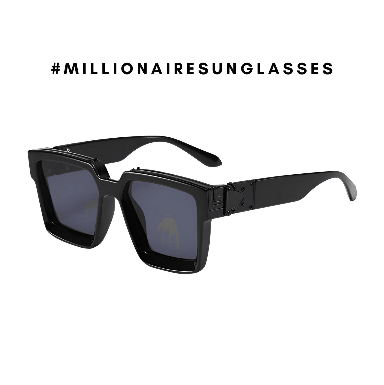 Millionaire Sunglasses For Men Vintage Square Fashion Glasses Luxury Retro Sunglasses Trending, Drestiny, Sunglasses, Gender_Men, United States, USA, Canada, Australia, New Zealand, United Kingdom, Black, Grey, Blue, Orange, Red, Silver, Transparent, White, Brown, Gold, Luxury square sunglasses men, Retro millionaire sunglasses, Statement sunglasses men, Men's designer square sunglasses, Vintage millionaire sunglasses, High-end sunglasses for men, Oversized square frame sunglasses men, shopdrestiny.com