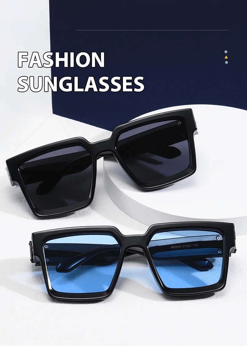 Millionaire Sunglasses For Men Vintage Square Fashion Glasses Luxury Retro Sunglasses Trending, Drestiny, Sunglasses, Gender_Men, United States, USA, Canada, Australia, New Zealand, United Kingdom, Black, Grey, Blue, Orange, Red, Silver, Transparent, White, Brown, Gold, Luxury square sunglasses men, Retro millionaire sunglasses, Statement sunglasses men, Men's designer square sunglasses, Vintage millionaire sunglasses, High-end sunglasses for men, Oversized square frame sunglasses men, shopdrestiny.com