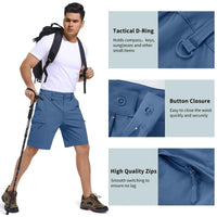 Thumbnail for Moisture Wicking Casual Shorts Mens Cargo Work Shorts Rip-Stop -, Shorts , Drestiny , 30, 32, 34, 36, 38, 40, 4XL, Army Green, Australia, Black, Blue, Blue Grey, Canada, Dark Grey, Green, Khaki, L, Light Grey, M, Mint Green, New Zealand, Orange, Shorts, Turquoise, United Kingdom, United States, White, XL, XXL, XXXL , Drestiny , www.shopdrestiny.com