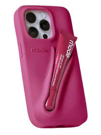 Thumbnail for New Color Silicone Lipstick iPhone Case With Box Lip Gloss Holder Cover, Drestiny, Rhode Phone Case with Lip Gloss, Best iPhone Cases with Lip Gloss, Silicone iPhone Case with Lipstick Holder, Hailey Bieber Phone Case with Lip Gloss, United States, Canada, Australia, New Zealand, United Kingdom, UK, USA, Lip Gloss, Raspberry, Berry, Rose, Lmage, Orange, Espresso, Toast, Grey, Ribbon, Phone Cases, Gender_Women, shopdrestiny.com