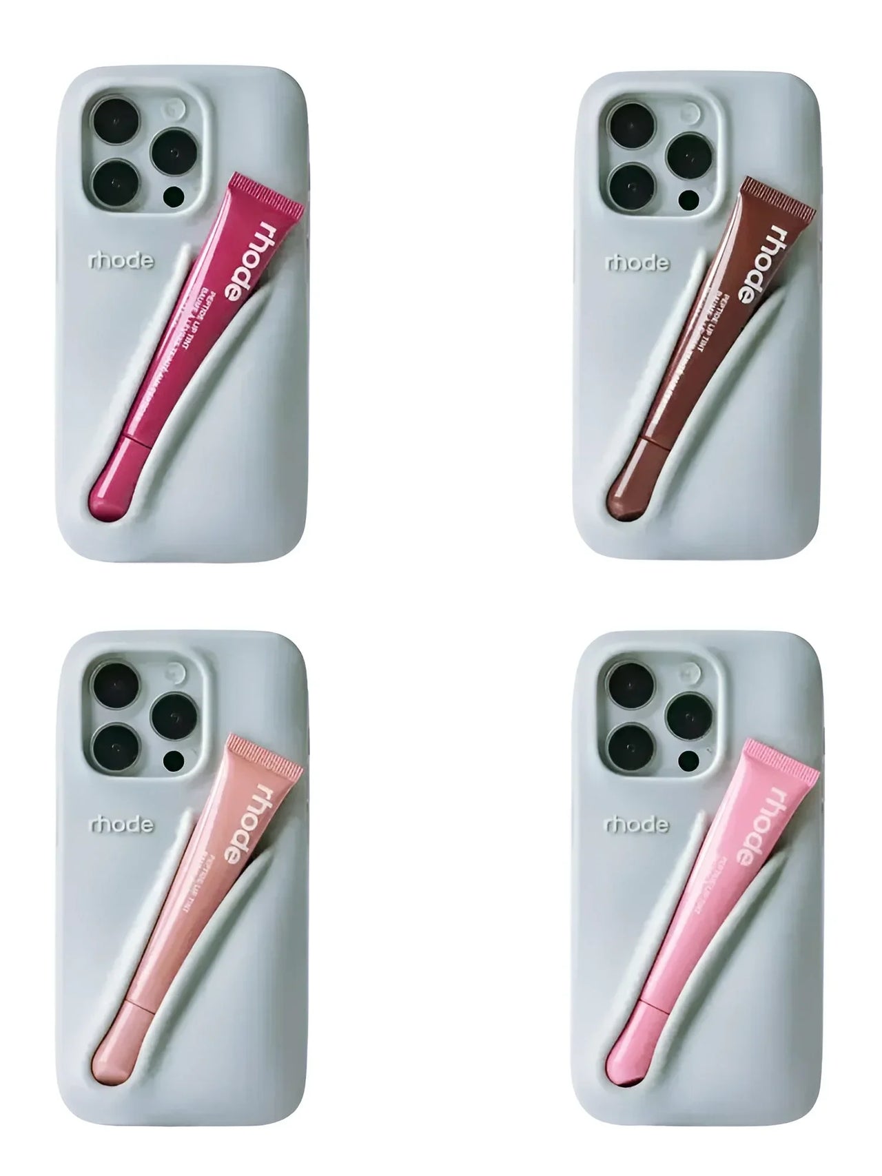 New Color Silicone Lipstick iPhone Case With Box Lip Gloss Holder Cover, Drestiny, Rhode Phone Case with Lip Gloss, Best iPhone Cases with Lip Gloss, Silicone iPhone Case with Lipstick Holder, Hailey Bieber Phone Case with Lip Gloss, United States, Canada, Australia, New Zealand, United Kingdom, UK, USA, Lip Gloss, Raspberry, Berry, Rose, Lmage, Orange, Espresso, Toast, Grey, Ribbon, Phone Cases, Gender_Women, shopdrestiny.com