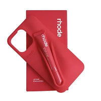 Thumbnail for New Color Silicone Lipstick iPhone Case With Box Lip Gloss Holder Cover, Drestiny, Rhode Phone Case with Lip Gloss, Best iPhone Cases with Lip Gloss, Silicone iPhone Case with Lipstick Holder, Hailey Bieber Phone Case with Lip Gloss, United States, Canada, Australia, New Zealand, United Kingdom, UK, USA, Lip Gloss, Raspberry, Berry, Rose, Lmage, Orange, Espresso, Toast, Grey, Ribbon, Phone Cases, Gender_Women, shopdrestiny.com