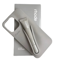 Thumbnail for New Color Silicone Lipstick iPhone Case With Box Lip Gloss Holder Cover, Drestiny, Rhode Phone Case with Lip Gloss, Best iPhone Cases with Lip Gloss, Silicone iPhone Case with Lipstick Holder, Hailey Bieber Phone Case with Lip Gloss, United States, Canada, Australia, New Zealand, United Kingdom, UK, USA, Lip Gloss, Raspberry, Berry, Rose, Lmage, Orange, Espresso, Toast, Grey, Ribbon, Phone Cases, Gender_Women, shopdrestiny.com