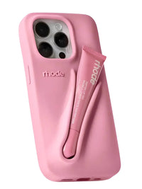 Thumbnail for New Color Silicone Lipstick iPhone Case With Box Lip Gloss Holder Cover, Drestiny, Rhode Phone Case with Lip Gloss, Best iPhone Cases with Lip Gloss, Silicone iPhone Case with Lipstick Holder, Hailey Bieber Phone Case with Lip Gloss, United States, Canada, Australia, New Zealand, United Kingdom, UK, USA, Lip Gloss, Raspberry, Berry, Rose, Lmage, Orange, Espresso, Toast, Grey, Ribbon, Phone Cases, Gender_Women, shopdrestiny.com