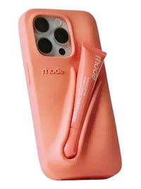 Thumbnail for New Color Silicone Lipstick iPhone Case With Box Lip Gloss Holder Cover, Drestiny, Rhode Phone Case with Lip Gloss, Best iPhone Cases with Lip Gloss, Silicone iPhone Case with Lipstick Holder, Hailey Bieber Phone Case with Lip Gloss, United States, Canada, Australia, New Zealand, United Kingdom, UK, USA, Lip Gloss, Raspberry, Berry, Rose, Lmage, Orange, Espresso, Toast, Grey, Ribbon, Phone Cases, Gender_Women, shopdrestiny.com