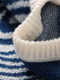 Thumbnail for New Popular Maze Pattern Pullover Sweater Jacquard Casual Round Neck Contrast Color Knitted Men's Pullover Jumpers, Drestiny, Sweaters, Pullovers, Long Sleeves, S, M, L, XL, XXL, 2XL, United States, Australia, USA, New Zealand, United Kingdom, UK, Blue, Black, Grey, Dark Grey, Orange Red, Green, Purple, Sky Blue, Pink, Khaki, Men's Maze Sweater, Men's Maze Knit Sweater, Oversized Men's Maze Jumper, Wool Men's Maze Sweater, Designer Men's Maze Sweater, shopdrestiny.com