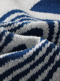 Thumbnail for New Popular Maze Pattern Pullover Sweater Jacquard Casual Round Neck Contrast Color Knitted Men's Pullover Jumpers, Drestiny, Sweaters, Pullovers, Long Sleeves, S, M, L, XL, XXL, 2XL, United States, Australia, USA, New Zealand, United Kingdom, UK, Blue, Black, Grey, Dark Grey, Orange Red, Green, Purple, Sky Blue, Pink, Khaki, Men's Maze Sweater, Men's Maze Knit Sweater, Oversized Men's Maze Jumper, Wool Men's Maze Sweater, Designer Men's Maze Sweater, shopdrestiny.com
