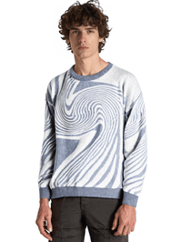 Thumbnail for New Popular Maze Pattern Pullover Sweater Jacquard Casual Round Neck Contrast Color Knitted Men's Pullover Jumpers, Drestiny, Sweaters, Pullovers, Long Sleeves, S, M, L, XL, XXL, 2XL, United States, Australia, USA, New Zealand, United Kingdom, UK, Blue, Black, Grey, Dark Grey, Orange Red, Green, Purple, Sky Blue, Pink, Khaki, Men's Maze Sweater, Men's Maze Knit Sweater, Oversized Men's Maze Jumper, Wool Men's Maze Sweater, Designer Men's Maze Sweater, shopdrestiny.com