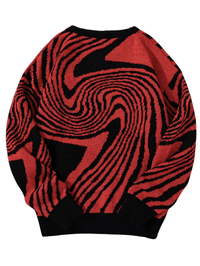Thumbnail for New Popular Maze Pattern Pullover Sweater Jacquard Casual Round Neck Contrast Color Knitted Men's Pullover Jumpers, Drestiny, Sweaters, Pullovers, Long Sleeves, S, M, L, XL, XXL, 2XL, United States, Australia, USA, New Zealand, United Kingdom, UK, Blue, Black, Grey, Dark Grey, Orange Red, Green, Purple, Sky Blue, Pink, Khaki, Men's Maze Sweater, Men's Maze Knit Sweater, Oversized Men's Maze Jumper, Wool Men's Maze Sweater, Designer Men's Maze Sweater, shopdrestiny.com
