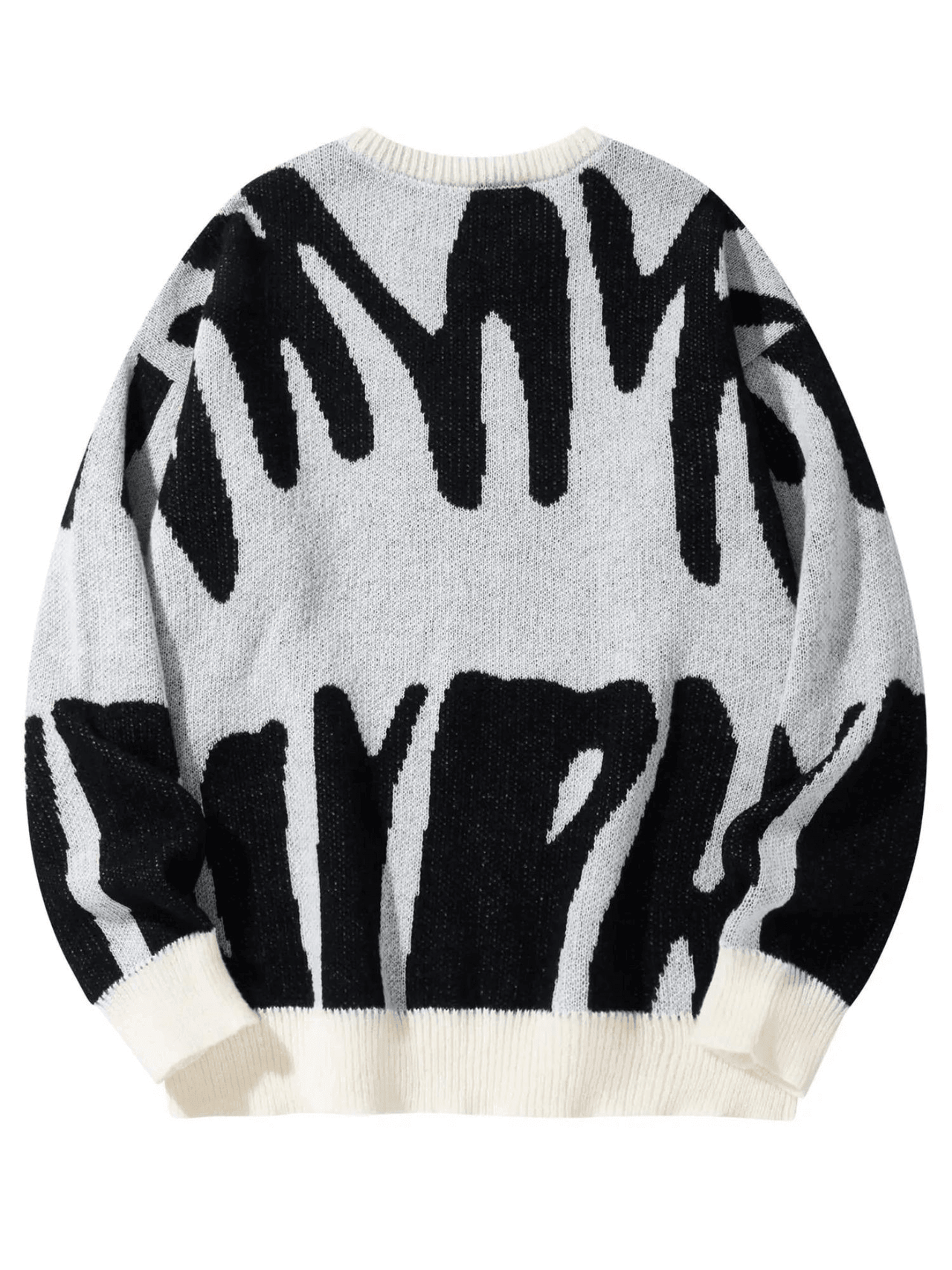 New Popular Men's Irregular Graphic Print Pullover Sweater Casual Round Neck Contrast Color Knitted Men's Pullovers Autumn Winter, Drestiny, Sweaters, Men's Sweaters, Pullovers, Long Sleeves, Men's Sweaters, Best Men's Sweaters, Wool Sweaters for Men, Cheap Sweaters for Men, United States, USA, Australia, New Zealand, United Kingdom, S, M, L, XL, XXL, 2XL, Dark Grey, Dodger Blue, Black, White, Dark Red, Green, Brown, Beige, Off white, Army Green, shopdrestiny.com