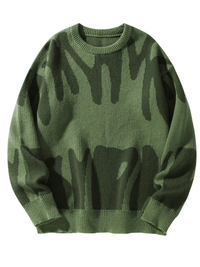 Thumbnail for New Popular Men's Irregular Graphic Print Pullover Sweater Casual Round Neck Contrast Color Knitted Men's Pullovers Autumn Winter, Drestiny, Sweaters, Men's Sweaters, Pullovers, Long Sleeves, Men's Sweaters, Best Men's Sweaters, Wool Sweaters for Men, Cheap Sweaters for Men, United States, USA, Australia, New Zealand, United Kingdom, S, M, L, XL, XXL, 2XL, Dark Grey, Dodger Blue, Black, White, Dark Red, Green, Brown, Beige, Off white, Army Green, shopdrestiny.com