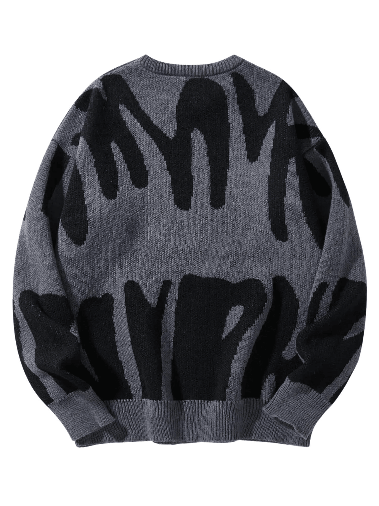 New Popular Men's Irregular Graphic Print Pullover Sweater Casual Round Neck Contrast Color Knitted Men's Pullovers Autumn Winter, Drestiny, Sweaters, Men's Sweaters, Pullovers, Long Sleeves, Men's Sweaters, Best Men's Sweaters, Wool Sweaters for Men, Cheap Sweaters for Men, United States, USA, Australia, New Zealand, United Kingdom, S, M, L, XL, XXL, 2XL, Dark Grey, Dodger Blue, Black, White, Dark Red, Green, Brown, Beige, Off white, Army Green, shopdrestiny.com