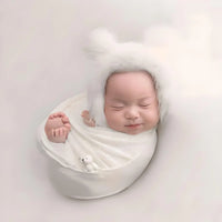 Thumbnail for 3pcs/Set Newborn Photography Wraps + Faux Fur Hat + Bear Doll -, Baby & Toddler Outfits , Drestiny , Australia, Blue, Boys, Brown, Canada, Girls, Green, Hats, Khaki, Lavender, New Zealand, Pink, Purple, Sets, United Kingdom, United States, White, Wraps, Yellow , Drestiny , www.shopdrestiny.com