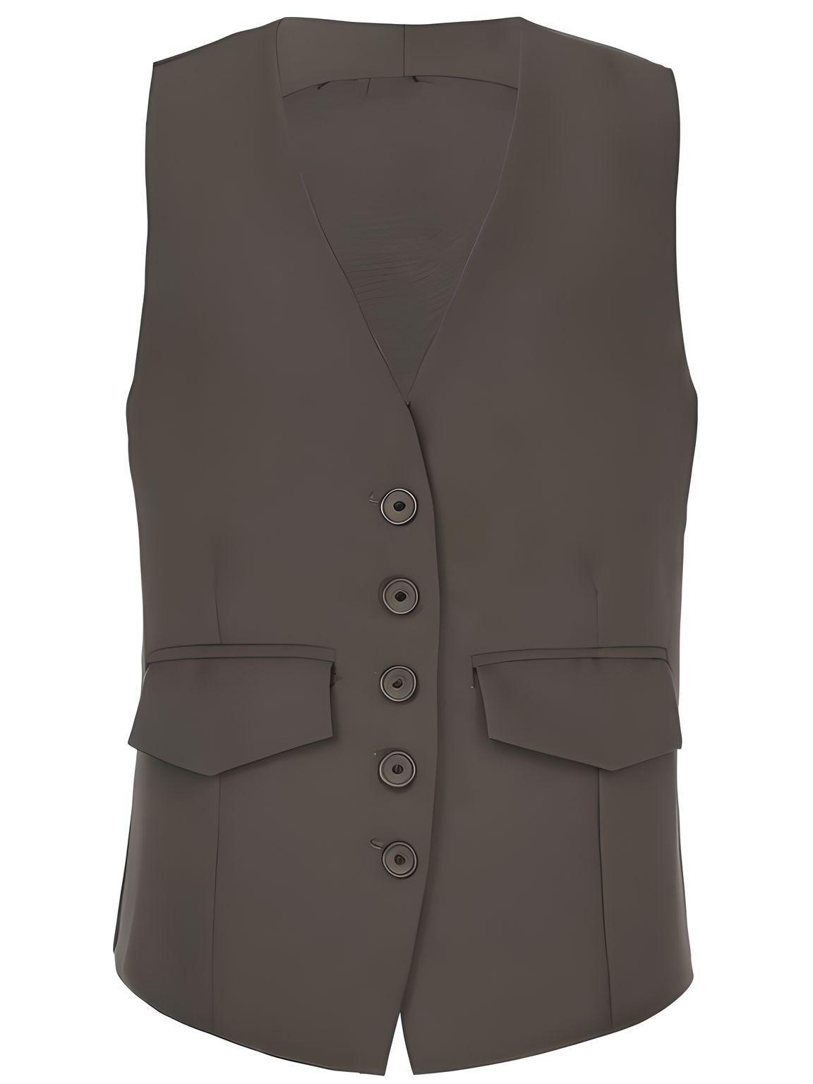 Women's Office Chic Backless Halter V-Neck Crop Vest -, Vests , Drestiny , Australia, Black, Brown, Canada, Dark Blue, Khaki, Dark Brown, Light Blue, Mauve, Pink, Ivory, L, M, Navy, New Zealand, S, United Kingdom, United States, Vests, White, XL, XXL , Drestiny , www.shopdrestiny.com