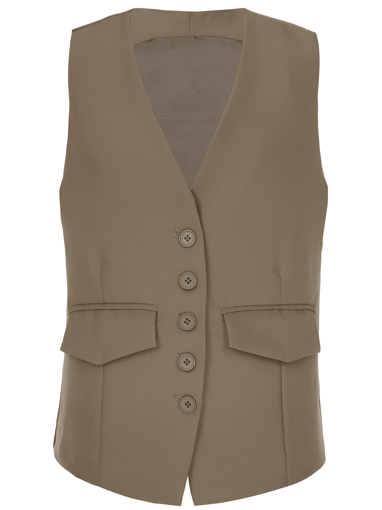 Women's Office Chic Backless Halter V-Neck Crop Vest -, Vests , Drestiny , Australia, Black, Brown, Canada, Dark Blue, Khaki, Dark Brown, Light Blue, Mauve, Pink, Ivory, L, M, Navy, New Zealand, S, United Kingdom, United States, Vests, White, XL, XXL , Drestiny , www.shopdrestiny.com