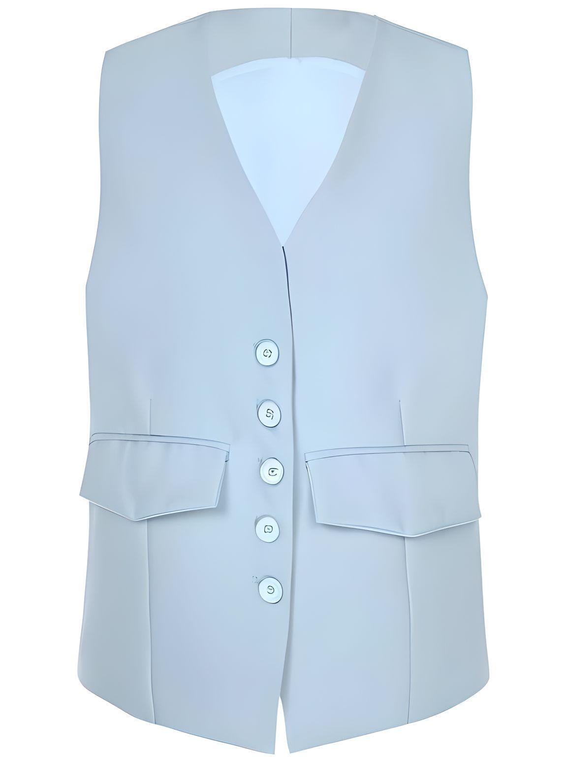 Women's Office Chic Backless Halter V-Neck Crop Vest -, Vests , Drestiny , Australia, Black, Brown, Canada, Dark Blue, Khaki, Dark Brown, Light Blue, Mauve, Pink, Ivory, L, M, Navy, New Zealand, S, United Kingdom, United States, Vests, White, XL, XXL , Drestiny , www.shopdrestiny.com