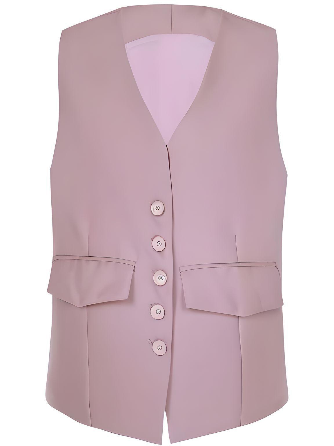 Women's Office Chic Backless Halter V-Neck Crop Vest -, Vests , Drestiny , Australia, Black, Brown, Canada, Dark Blue, Khaki, Dark Brown, Light Blue, Mauve, Pink, Ivory, L, M, Navy, New Zealand, S, United Kingdom, United States, Vests, White, XL, XXL , Drestiny , www.shopdrestiny.com