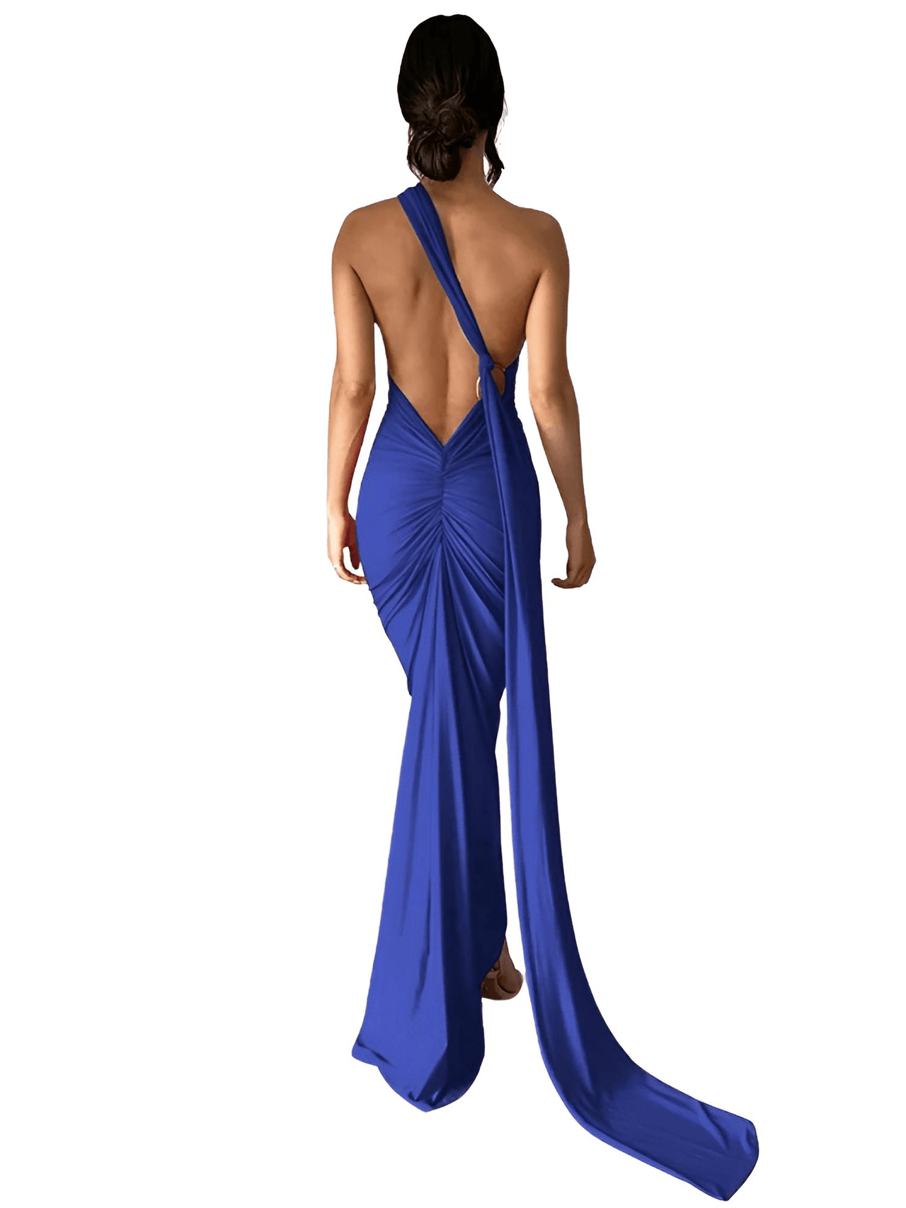 One Shoulder Backless Sexy Maxi Dress - Get Multiple Looks! -, Maxi Dress , Drestiny , Australia, Black, Blue, Canada, Dark Red, FR, Green, Hot Pink, L, M, Maxi Dresses, Mini Dresses, New Zealand, One Shoulder, Orange, Pink, Red, S, Sky Blue, Sleeveless, United Kingdom, United States, White, Wine Red , Drestiny ,  Brown, Purple, Blue, www.shopdrestiny.com