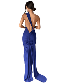 Thumbnail for One Shoulder Backless Sexy Maxi Dress - Get Multiple Looks! -, Maxi Dress , Drestiny , Australia, Black, Blue, Canada, Dark Red, FR, Green, Hot Pink, L, M, Maxi Dresses, Mini Dresses, New Zealand, One Shoulder, Orange, Pink, Red, S, Sky Blue, Sleeveless, United Kingdom, United States, White, Wine Red , Drestiny ,  Brown, Purple, Blue, www.shopdrestiny.com