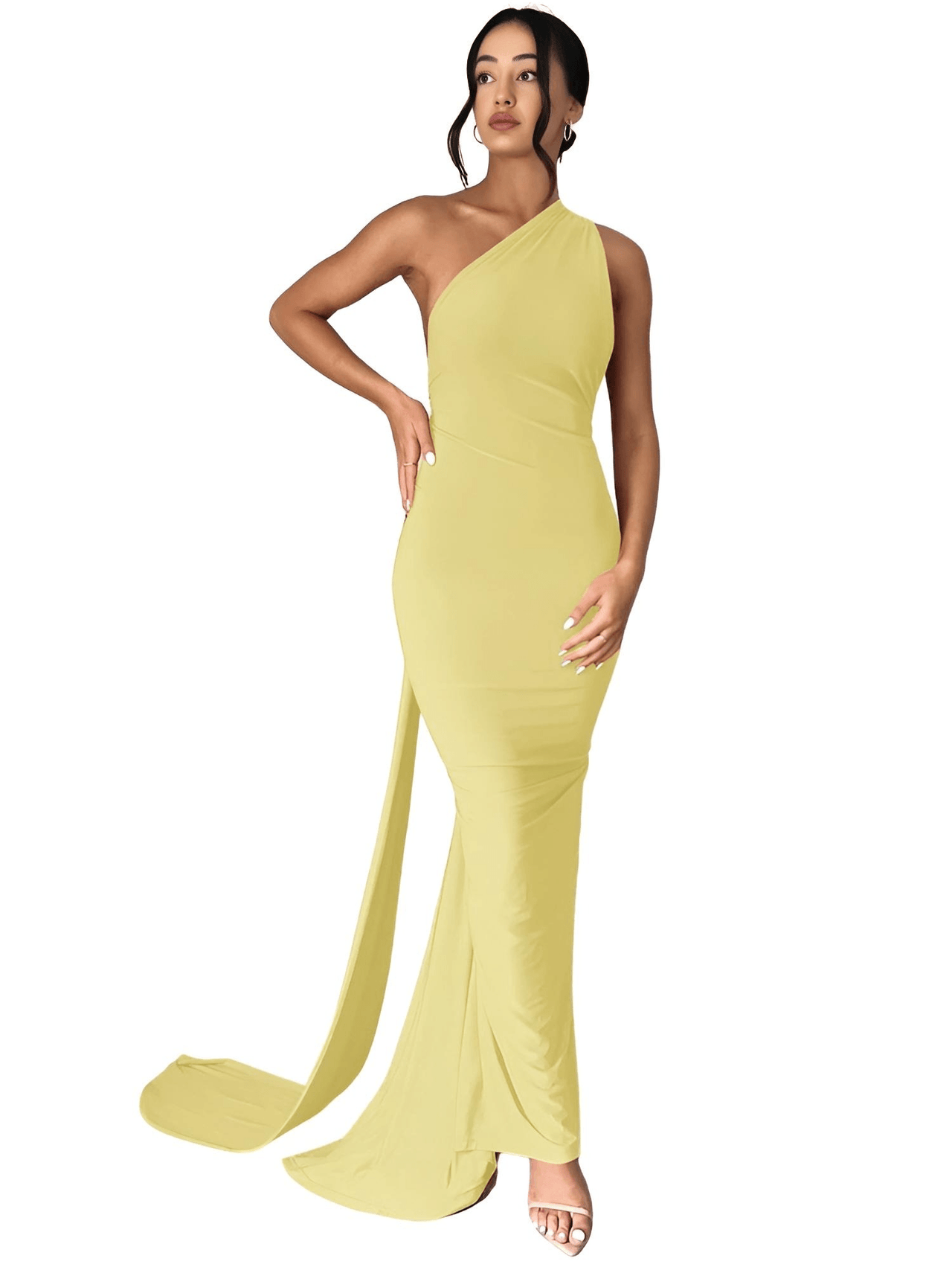 One Shoulder Backless Sexy Maxi Dress - In 8 Colors and Multiple Looks! -, Maxi Dress , Drestiny , Australia, Black, Blue, Canada, Dark Red, FR, Green, Hot Pink, L, M, Maxi Dresses, Mini Dresses, New Zealand, One Shoulder, Orange, Pink, Red, S, Sky Blue, Sleeveless, United Kingdom, United States, White, Wine Red , Drestiny , Convertible Maxi Dress, Yellow, Light Yellow, Purple, www.shopdrestiny.com