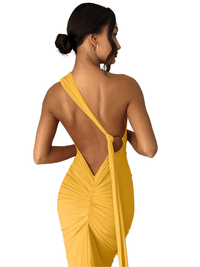 Thumbnail for One Shoulder Backless Sexy Maxi Dress - In 8 Colors and Multiple Looks! -, Maxi Dress , Drestiny , Australia, Black, Blue, Canada, Dark Red, FR, Green, Hot Pink, L, M, Maxi Dresses, Mini Dresses, New Zealand, One Shoulder, Orange, Pink, Red, S, Sky Blue, Sleeveless, United Kingdom, United States, White, Wine Red , Drestiny , Convertible Maxi Dress, Yellow, Light Yellow, Purple, www.shopdrestiny.com