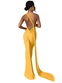 Thumbnail for One Shoulder Backless Sexy Maxi Dress - In 8 Colors and Multiple Looks! -, Maxi Dress , Drestiny , Australia, Black, Blue, Canada, Dark Red, FR, Green, Hot Pink, L, M, Maxi Dresses, Mini Dresses, New Zealand, One Shoulder, Orange, Pink, Red, S, Sky Blue, Sleeveless, United Kingdom, United States, White, Wine Red , Drestiny , Convertible Maxi Dress, Yellow, Light Yellow, Purple, www.shopdrestiny.com