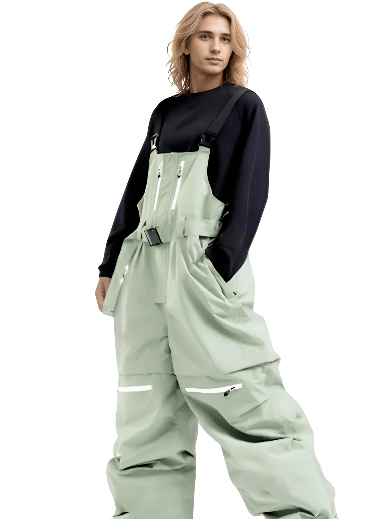 Outdoor Skiing Strap Pants New 2025 Winter Loose Sports Ski Trousers Windproof Waterproof Women Men Warm Snowboarding Overalls, Drestiny Snow Pants, Waterproof Snow pants, Cheap Snow Pants, Men's Snow pants, Women's Snow Pants, United States,  Green, Drestiny, Red, Black, Light Grey, Deep Pink, Pink Snow Pants, Khaki, Canada, Australia, New Zealand, United Kingdom, XS, S, M, L, XL, shopdrestiny.com