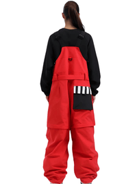 Thumbnail for Outdoor Skiing Strap Pants New 2025 Winter Loose Sports Ski Trousers Windproof Waterproof Women Men Warm Snowboarding Overalls, Drestiny Snow Pants, Waterproof Snow pants, Cheap Snow Pants, Men's Snow pants, Women's Snow Pants, United States,  Green, Drestiny, Red, Black, Light Grey, Deep Pink, Pink Snow Pants, Khaki, Canada, Australia, New Zealand, United Kingdom, XS, S, M, L, XL, shopdrestiny.com