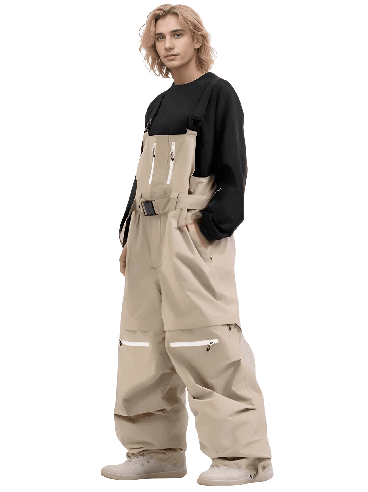 Outdoor Skiing Strap Pants New 2025 Winter Loose Sports Ski Trousers Windproof Waterproof Women Men Warm Snowboarding Overalls, Drestiny Snow Pants, Waterproof Snow pants, Cheap Snow Pants, Men's Snow pants, Women's Snow Pants, United States,  Green, Drestiny, Red, Black, Light Grey, Deep Pink, Pink Snow Pants, Khaki, Canada, Australia, New Zealand, United Kingdom, XS, S, M, L, XL, shopdrestiny.com