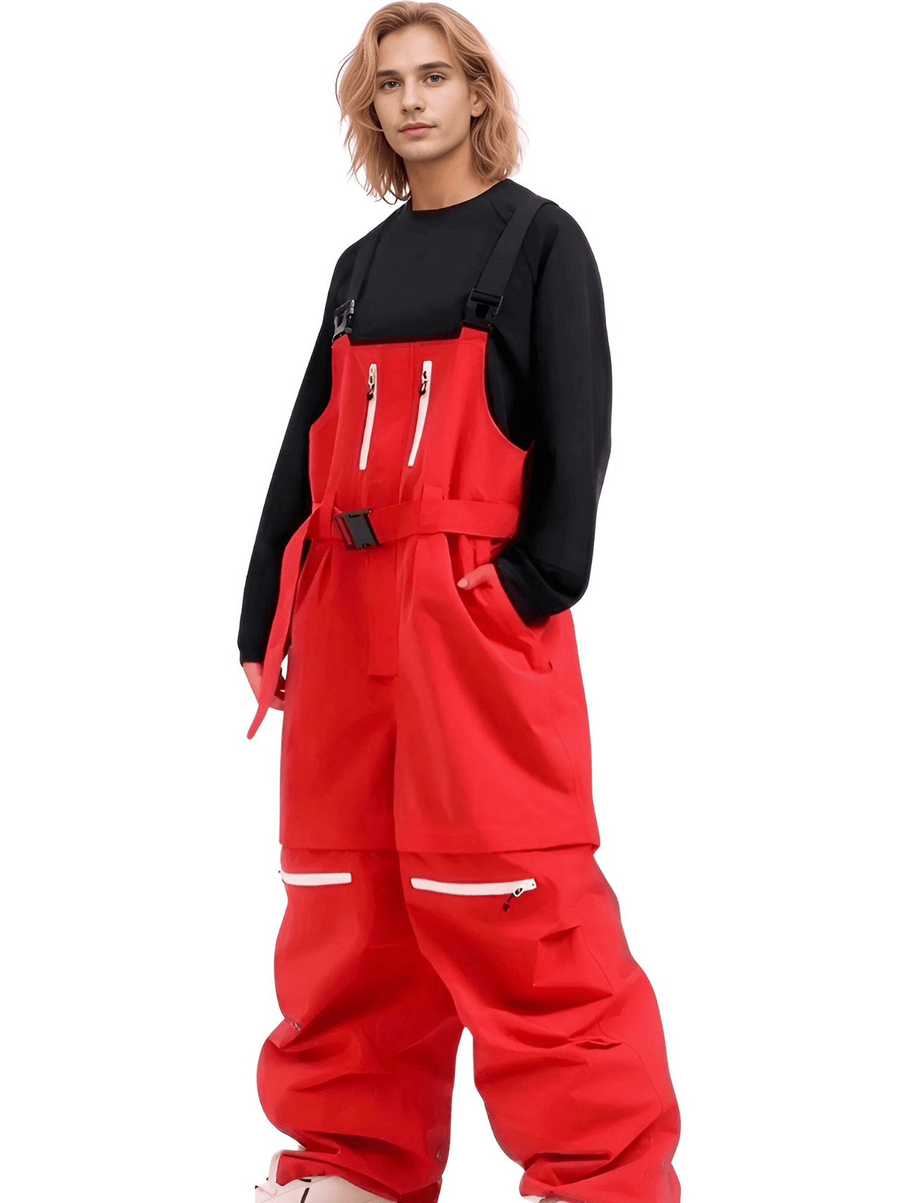 Outdoor Skiing Strap Pants New 2025 Winter Loose Sports Ski Trousers Windproof Waterproof Women Men Warm Snowboarding Overalls, Drestiny Snow Pants, Waterproof Snow pants, Cheap Snow Pants, Men's Snow pants, Women's Snow Pants, United States,  Green, Drestiny, Red, Black, Light Grey, Deep Pink, Pink Snow Pants, Khaki, Canada, Australia, New Zealand, United Kingdom, XS, S, M, L, XL, shopdrestiny.com