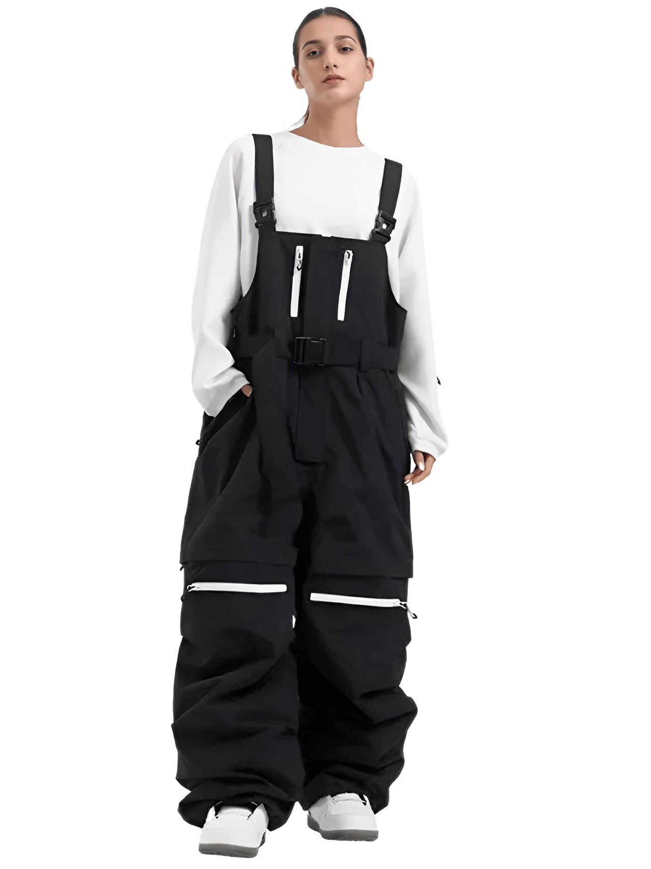 Outdoor Skiing Strap Pants New 2025 Winter Loose Sports Ski Trousers Windproof Waterproof Women Men Warm Snowboarding Overalls, Drestiny Snow Pants, Waterproof Snow pants, Cheap Snow Pants, Men's Snow pants, Women's Snow Pants, United States,  Green, Drestiny, Red, Black, Light Grey, Deep Pink, Pink Snow Pants, Khaki, Canada, Australia, New Zealand, United Kingdom, XS, S, M, L, XL, shopdrestiny.com