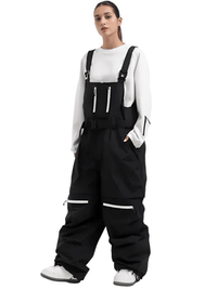 Thumbnail for Outdoor Skiing Strap Pants New 2025 Winter Loose Sports Ski Trousers Windproof Waterproof Women Men Warm Snowboarding Overalls, Drestiny Snow Pants, Waterproof Snow pants, Cheap Snow Pants, Men's Snow pants, Women's Snow Pants, United States,  Green, Drestiny, Red, Black, Light Grey, Deep Pink, Pink Snow Pants, Khaki, Canada, Australia, New Zealand, United Kingdom, XS, S, M, L, XL, shopdrestiny.com