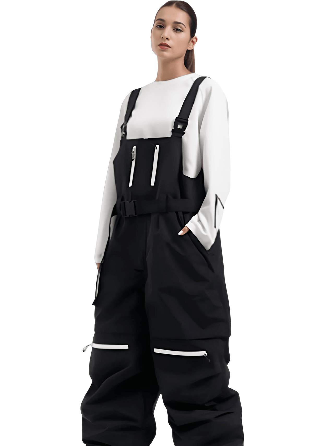 Outdoor Skiing Strap Pants New 2025 Winter Loose Sports Ski Trousers Windproof Waterproof Women Men Warm Snowboarding Overalls, Drestiny Snow Pants, Waterproof Snow pants, Cheap Snow Pants, Men's Snow pants, Women's Snow Pants, United States,  Green, Drestiny, Red, Black, Light Grey, Deep Pink, Pink Snow Pants, Khaki, Canada, Australia, New Zealand, United Kingdom, XS, S, M, L, XL, shopdrestiny.com