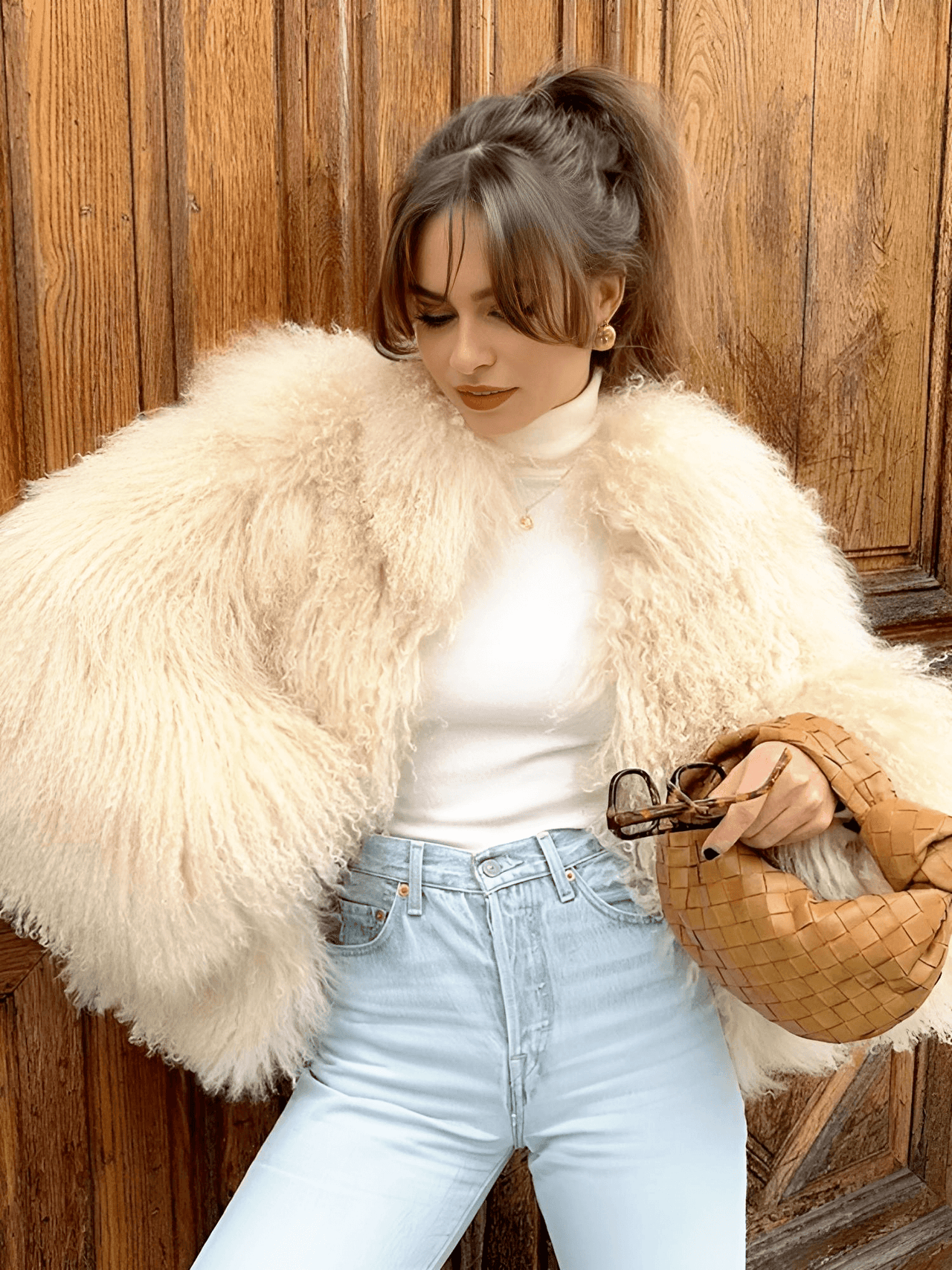 Oversize Plush Fur Coat For Women Elegant Soft Warm Long Sleeve Loose Jackets Winter Chic Street Outerwear , Coats, Drestiny, Jackets, Green, Beige, Brown, United States, Australia, New Zealand, United Kingdom, S, M, L, shopdrestiny.com, faux fur coats
