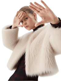 Thumbnail for Oversized Plush Fur Coat For Women Elegant Soft Warm Long Sleeve Loose Jackets Winter Chic Street Outerwear 