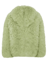 Thumbnail for Oversize Plush Fur Coat For Women Elegant Soft Warm Long Sleeve Loose Jackets Winter Chic Street Outerwear , Coats, Drestiny, Jackets, Green, Beige, Brown, United States, Australia, New Zealand, United Kingdom, S, M, L, shopdrestiny.com, faux fur coats