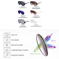 Thumbnail for Oversized Shield Sunglasses Fashion One Piece Sun Glasses Big Frame Shades, Sunglasses, Gender_Women, Gender_Men, United States, USA, Canada, Australia, New Zealand, United Kingdom, UK, Black, White, Blue, Transparent, Grey, Pink, Silver, Brown, large shield sunglasses women, futuristic shield sunglasses, rimless shield sunglasses, wrap around sunglasses oversized, y2k shield sunglasses, big shield sunglasses, statement shield sunglasses, shopdrestiny.com