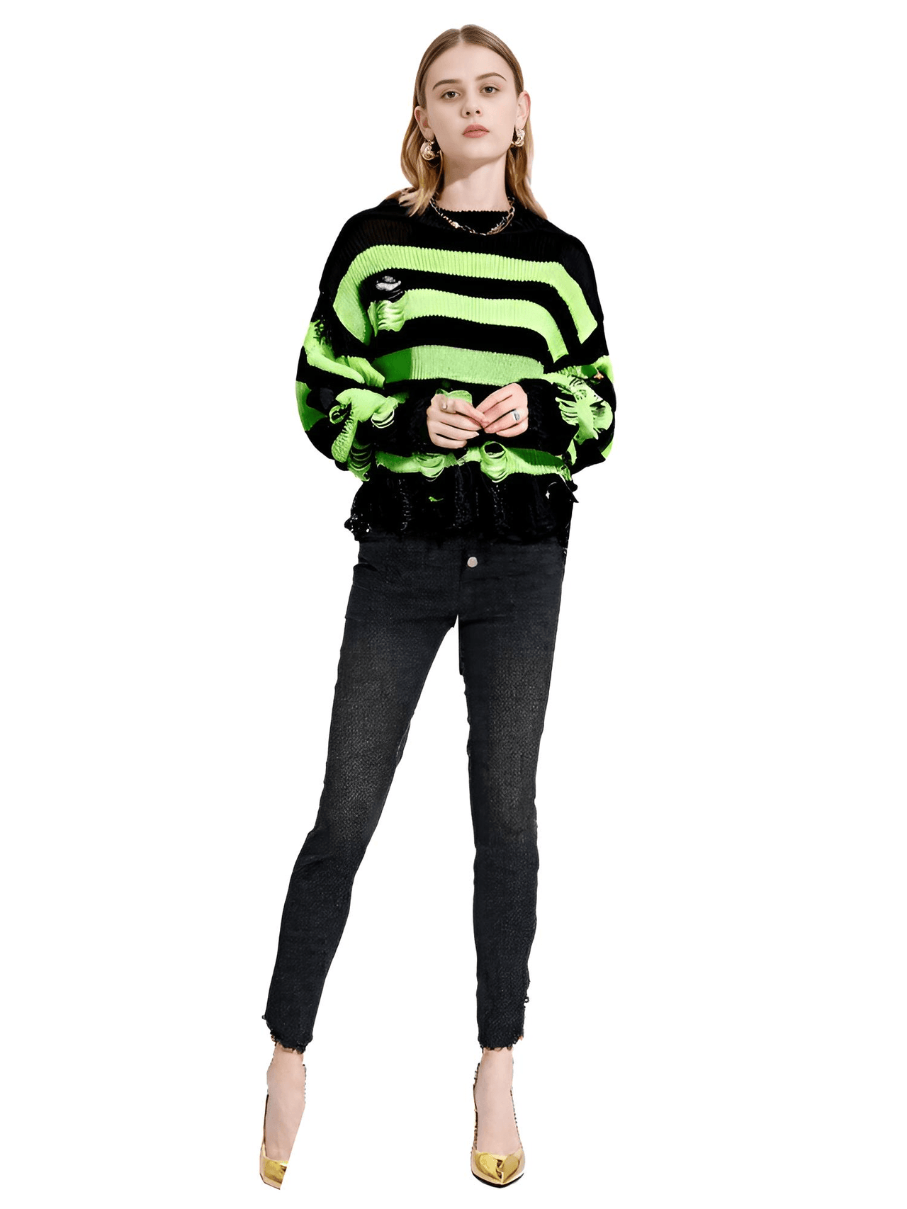 Unisex Oversized Punk Style Sweaters -, Sweaters , Drestiny , Australia, Black, DarkGreen, Green, L, Lime Green, M, New Zealand, Pullovers, Red, S, Sweaters, United Kingdom, United States, White, XL, XXL , Drestiny , www.shopdrestiny.com