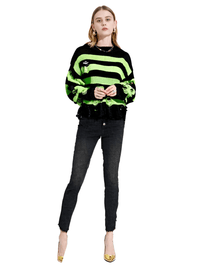 Thumbnail for Unisex Oversized Punk Style Sweaters -, Sweaters , Drestiny , Australia, Black, DarkGreen, Green, L, Lime Green, M, New Zealand, Pullovers, Red, S, Sweaters, United Kingdom, United States, White, XL, XXL , Drestiny , www.shopdrestiny.com