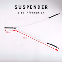 Thumbnail for Pearl Rhinestone Suspenders For Women