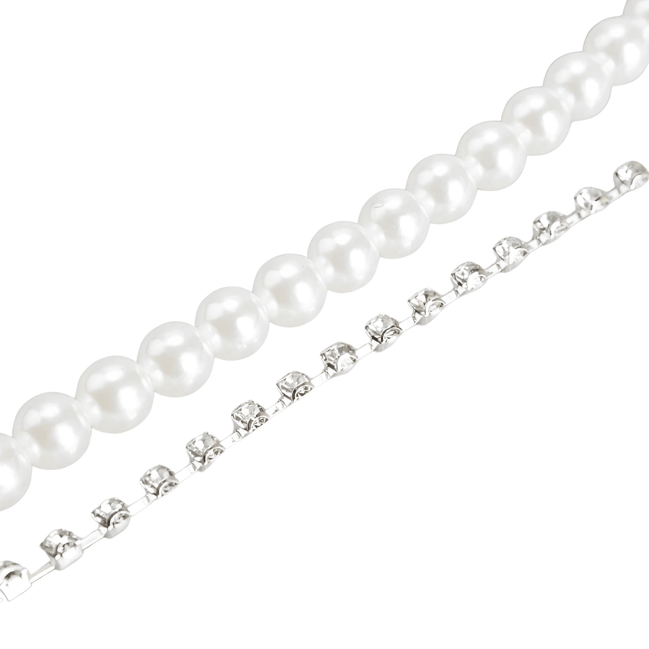 Pearl Rhinestone Suspenders For Women -, Suspenders , Drestiny , Australia, Black, Canada, Gender_Women, Suspenders, United Kingdom, United States, White , Drestiny , www.shopdrestiny.com