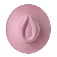 Thumbnail for Pink fedora hat on a white background
