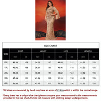 Thumbnail for Plus Size Evening Dresses Women's Long Sleeve Mermaid Formal Sequins Prom Wedding Party Cocktail Gowns, Drestiny, Maxi Dresses, Cape Sleeves, Bell Sleeves, 0XL, 1XL, 2XL, 3XL, 4XL, United States, Canada, Australia, New Zealand, United Kingdom, UK, plus size formal dresses, plus size evening gowns, plus size mother of the bride dresses, plus size prom dresses, plus size wedding guest dresses, plus size occasion dresses, plus size dresses, shopdrestiny.com