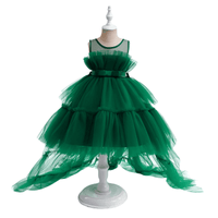Thumbnail for Girl's Puffy Tulle Dress Trailing First Communion Party Dresses For Girl -, , Drestiny , 18M, 24M, 3T, 4T, 5T, 6T, 7T, 8T, Australia, Black, Canada, Dark Green, Dresses, Girls, Hot Pink, Light Blue, New Zealand, Peach, Pink, Purple, Red, Sleeveless, TD, United Kingdom, United States, White , Drestiny , www.shopdrestiny.com