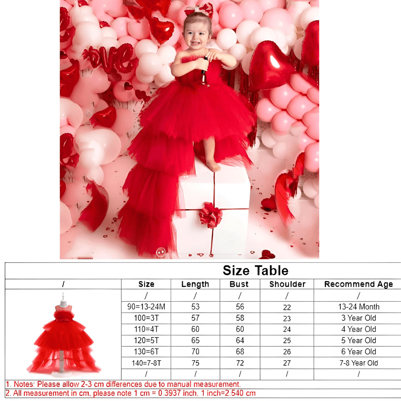 Girl's Puffy Tulle Dress Trailing First Communion Party Dresses For Girl -, , Drestiny , 18M, 24M, 3T, 4T, 5T, 6T, 7T, 8T, Australia, Black, Canada, Dark Green, Dresses, Girls, Hot Pink, Light Blue, New Zealand, Peach, Pink, Purple, Red, Sleeveless, TD, United Kingdom, United States, White , Drestiny , www.shopdrestiny.com