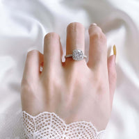 Thumbnail for Real Brilliant Moissanite Rings For Women - In 0.5CT 1CT 2CT 3CT Center Stone! -, Rings , Drestiny , 4, 4.5, 5, 5.5, 6, 6.5, 7, 7.5, 8, 8.5, 9, Australia, Canada, FR, New Zealand, Rings, Silver, United Kingdom, United States , Drestiny , www.shopdrestiny.com