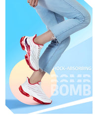 Thumbnail for Running Sports Shoes Shock-Absorbing Rebound Breathable Outdoor Racing Sneakers Luxury Height Increasing 6-7cm, Drestiny, Sneakers, United States, USA, Canada, Australia, United Kingdom, UK, Blue, White Red, Dark Red, Black, Black Blue, Red, Green, White, Pink, Purple, Ivory, 6.5, 7, 8, 8.5, 9.5, 10, 11, 12, 12.5, best running shoes, running shoes for men/women, running shoes under $100/$150, shopdrestiny.com