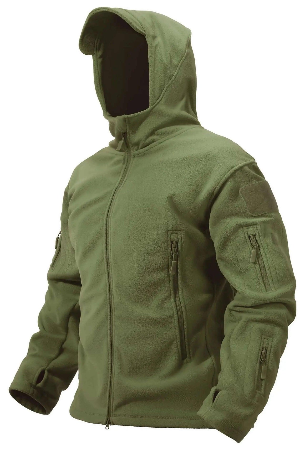 Men's Winter Fleece Jacket With Hood -, Jackets , Drestiny , Army Green, Australia, Beige, Blue, Blue Green, Brown, Canada, Coats, Dark Blue, Dark Green, Grey, Jackets, L, Light Grey, M, Navy, New Zealand, United Kingdom, United States, Wine Red, XL, XXL, XXXL , Drestiny , www.shopdrestiny.com